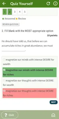 Think And Grow Rich - Fun Quiz android App screenshot 3